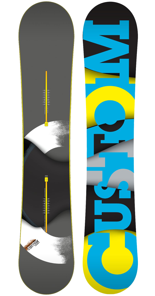 Burton Custom Flying V Snowboard, 2012 - CrazySnowBoarder Review